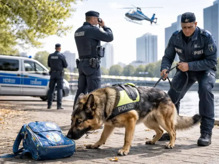 Frankfurt sucht Noah (8): Spürhunde im Einsatz