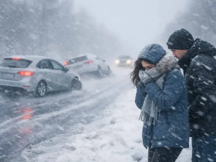 Wintersturm bringt Eisregen, Schnee & Orkanböen