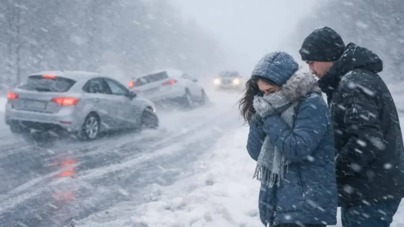 Wintersturm bringt Eisregen, Schnee & Orkanböen