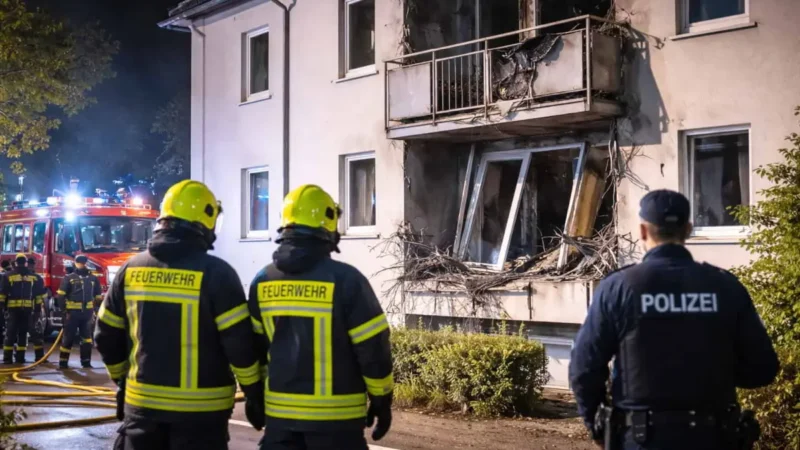Explosion in Siegburg: Frau schwer verletzt