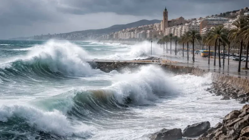 Unwetterwarnung für Spaniens Ostküste
