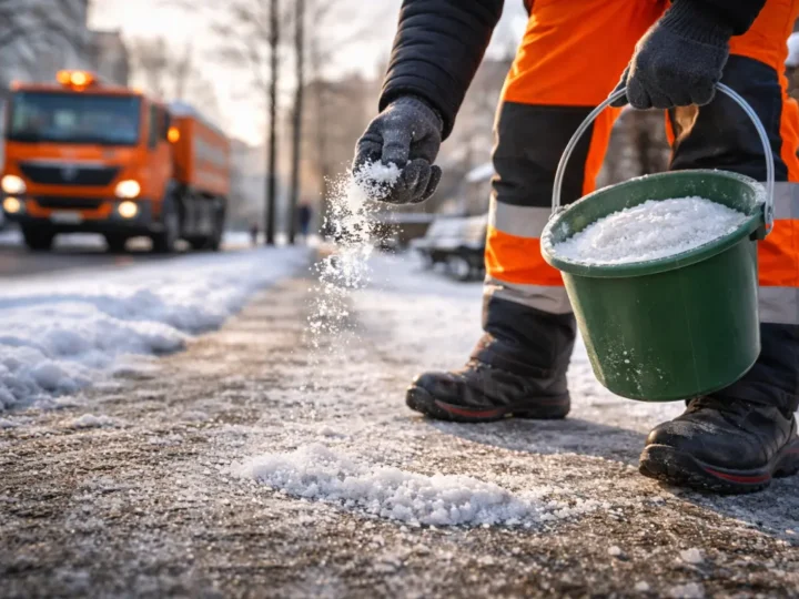 Berlin erlaubt jetzt Tausalz auf Gehwegen