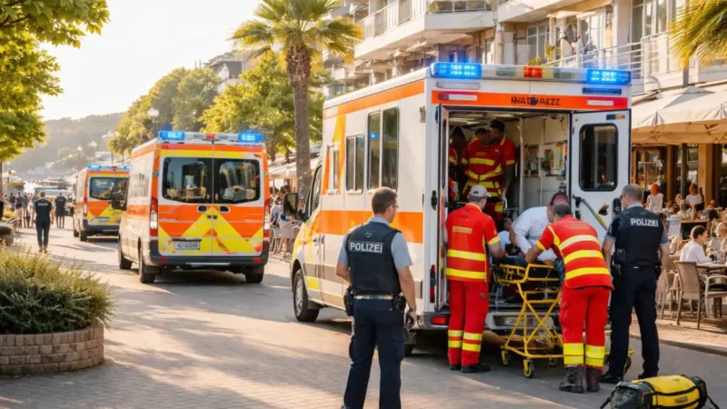 Acht Restaurantgäste in Klinik – Ursache offen