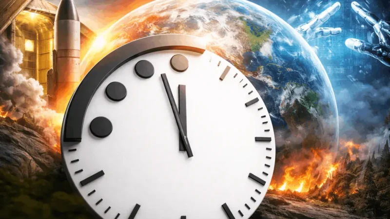 Weltuntergangsuhr rückt vor – Risiken wachsen