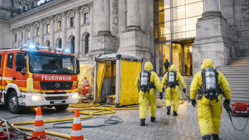Gefahrstoff-Alarm im Reichstag: Folgen
