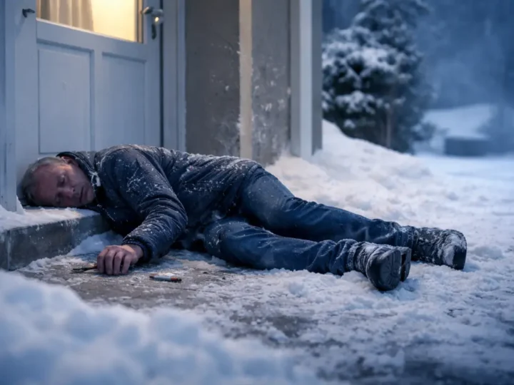 Erfroren vor der Haustür: Risiko Alkohol