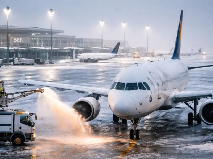 Blitzeis stoppt BER – Flugbetrieb weiter ausgesetzt