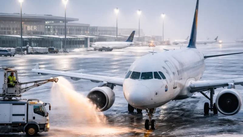 Blitzeis stoppt BER – Flugbetrieb weiter ausgesetzt