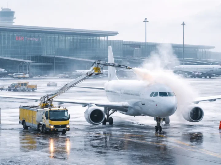 Eisregen stoppt Starts am BER