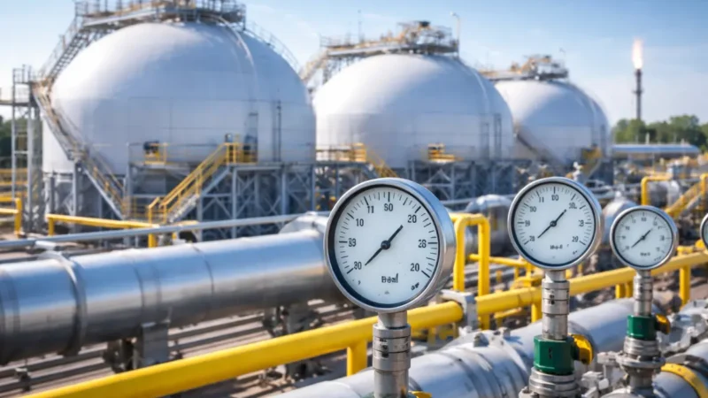 Gasspeicher: Füllstand sinkt auf 30,5 %