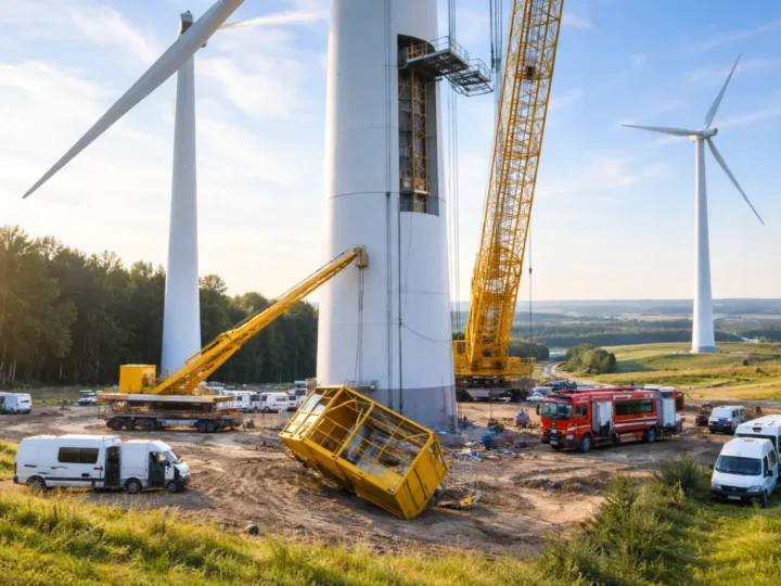 Zwei Tote bei Windkraft-Bau in Hessen