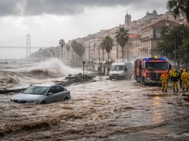 Portugal verlängert Notstand neue Unwetter drohen