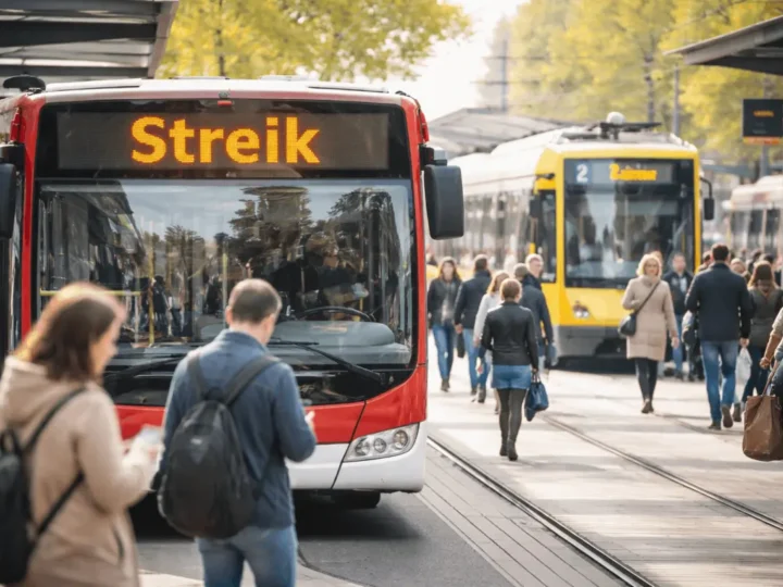 Verdi-Streik: Nahverkehr steht still