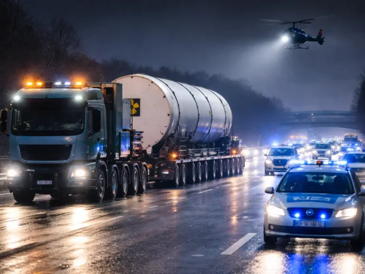 Erster Castor erreicht Ahaus