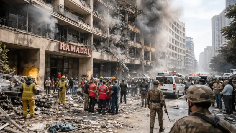 Hotel-Angriff trifft Beiruts Zentrum