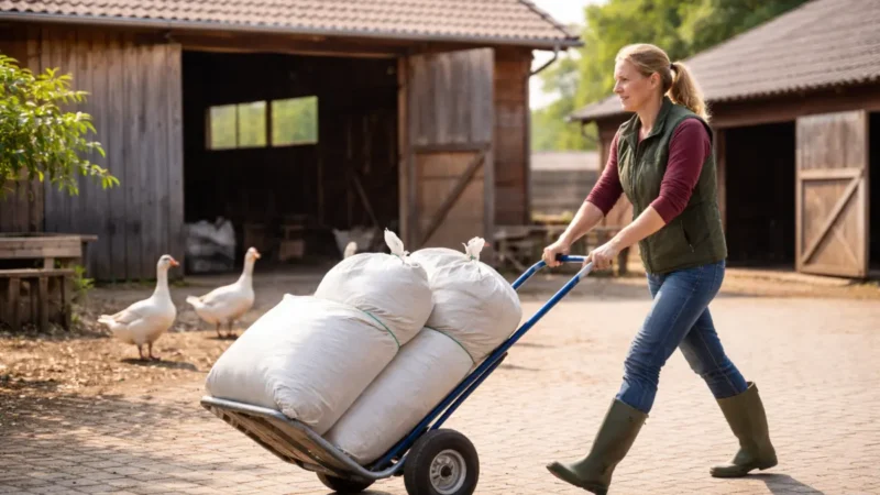 Sackkarre zeigt Bürokratie-Problem