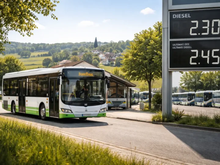 Teurer Diesel setzt Landbusse unter Druck