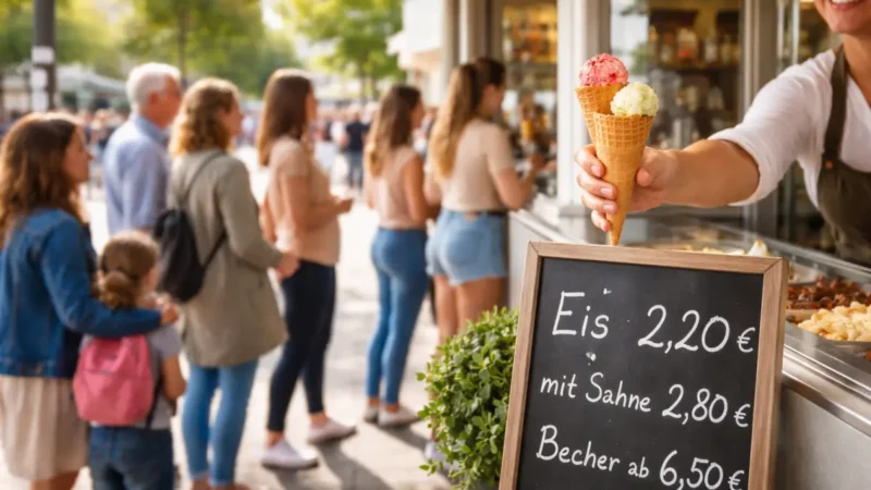 Eis in Deutschland wird 2026 spürbar teurer