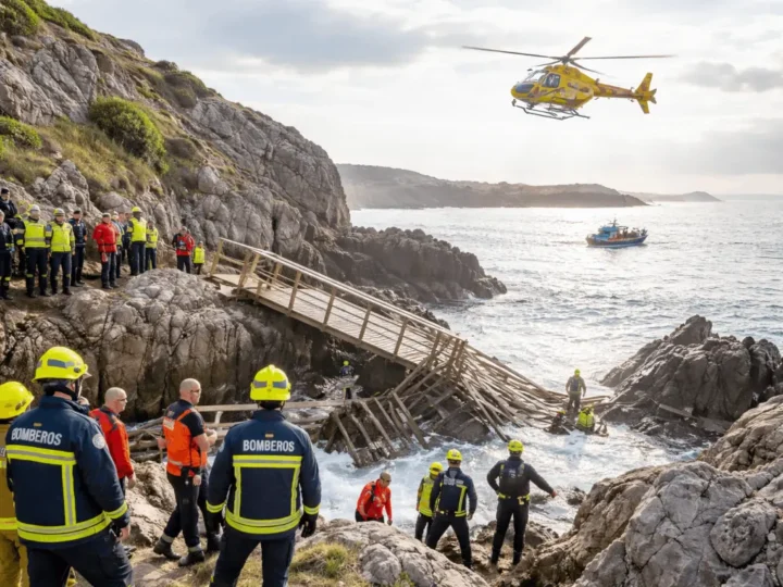 Steg-Unglück in Spanien: Fünf Tote