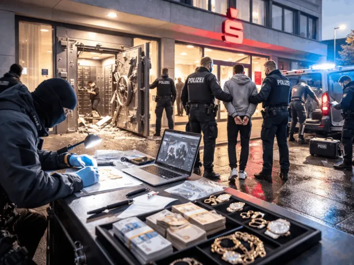 Sechs Festnahmen nach Schließfach-Coup