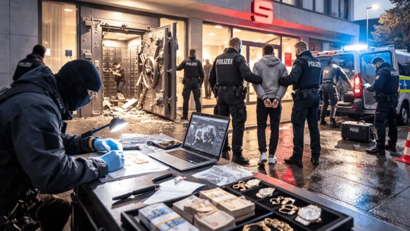 Sechs Festnahmen nach Schließfach-Coup