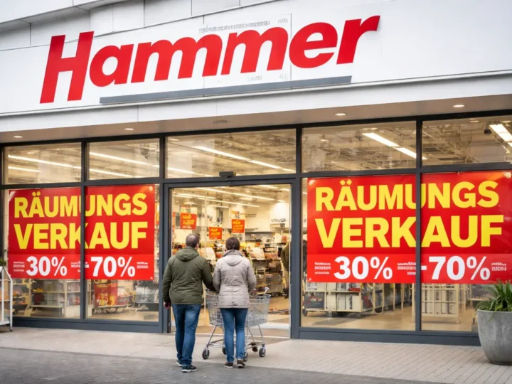 Hammer räumt 44 Märkte