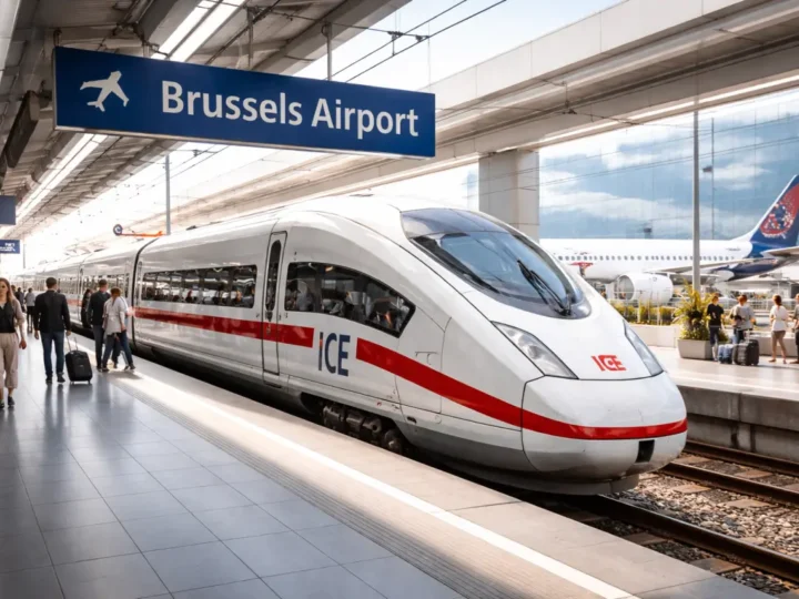 ICE fährt erstmals direkt zum Flughafen Brüssel