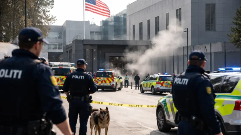 Explosion trifft US-Botschaft in Oslo