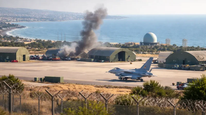 Drohne trifft RAF-Basis auf Zypern