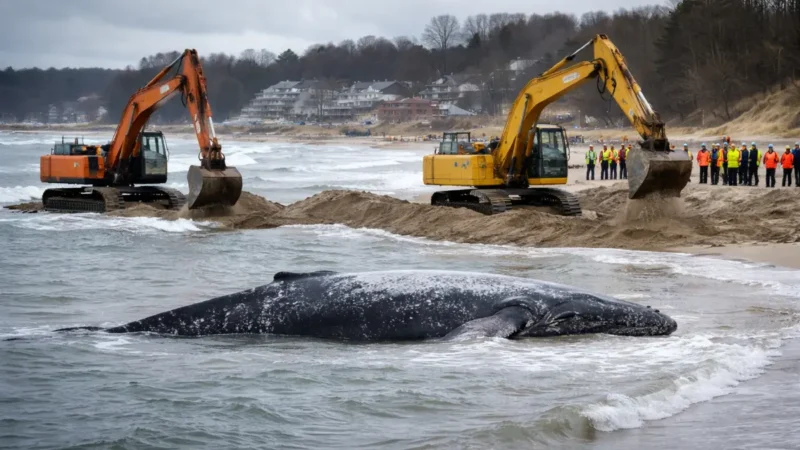 Wal-Rettung wird zur letzten Hoffnung