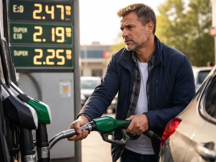 Spritpreise rauf, Diesel auf Rekordniveau