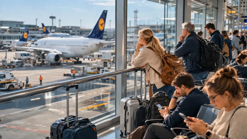 Lufthansa-Streik trifft Jubiläumstag