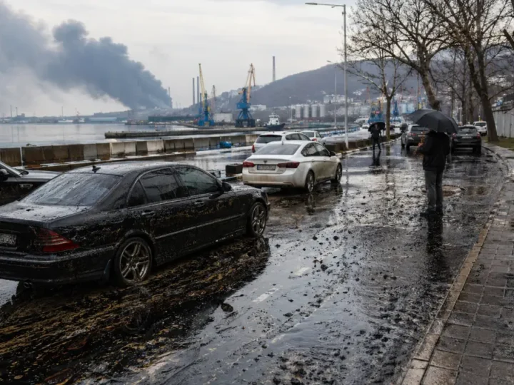 Ölregen belastet Tuapse
