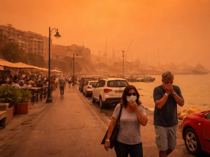 Kreta im roten Staub, Flüge betroffen