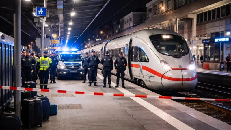 ICE-Einsatz trifft Osterverkehr
