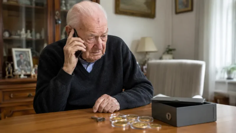Rentner verliert Goldschatz an Betrüger
