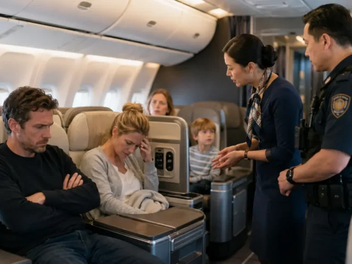 Sex im Flugzeug: Polizei greift ein