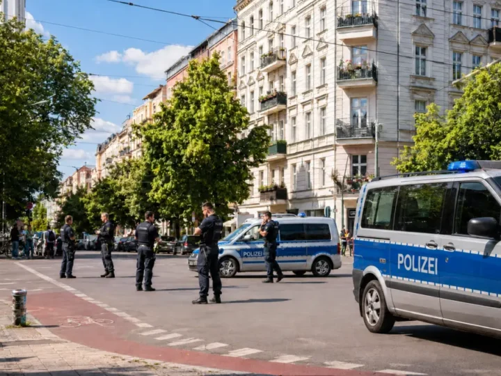 Mann greift Polizisten in Berlin an