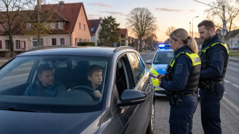 Elfjähriger fährt Vater zum Bierholen
