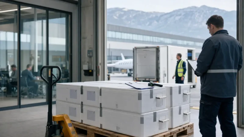 Leichenteile statt Flugzeugmaterial