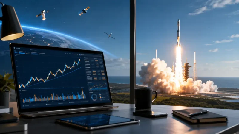SpaceX-IPO rückt Space-Aktien nach vorn