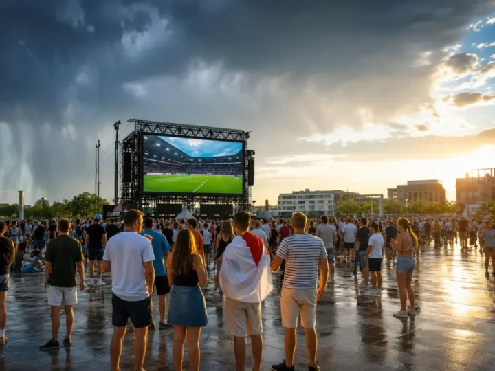 WM-Abend bleibt meist trocken