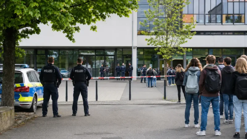 Gymnasium evakuiert: Keine Gefahr gefunden