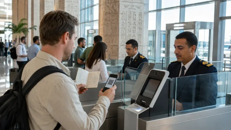 Ägypten ersetzt das Ankunftsvisum durch QR-Code