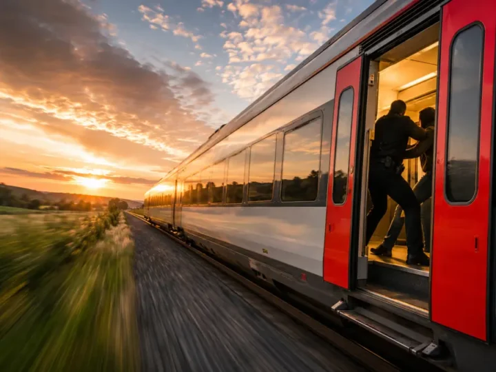 Bahnmitarbeiter stürzt aus fahrendem Zug