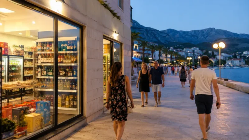 Makarska stoppt Alkohol-Einkauf am Abend