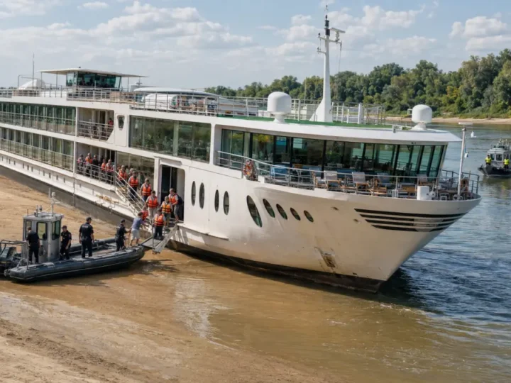 Donau zu flach: 186 Passagiere evakuiert
