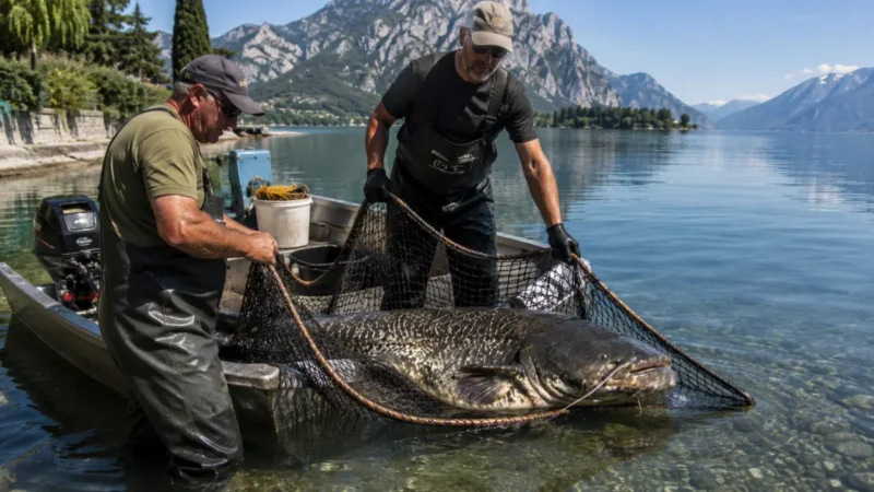 Riesenwels breitet sich im Gardasee aus