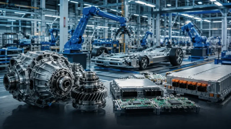 Autozulieferer in Europa verlieren gegenüber China