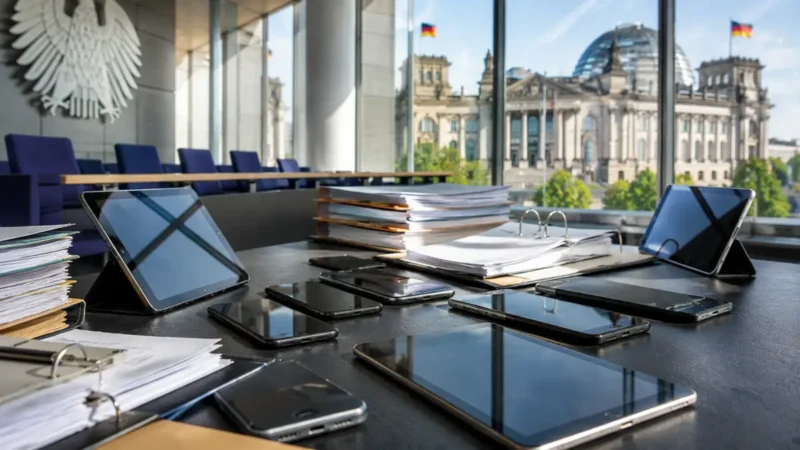 Neun Geräte in einem Jahr: Bundestag unter Druck